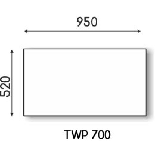 Гибридный обогреватель TWP 700 W Basic