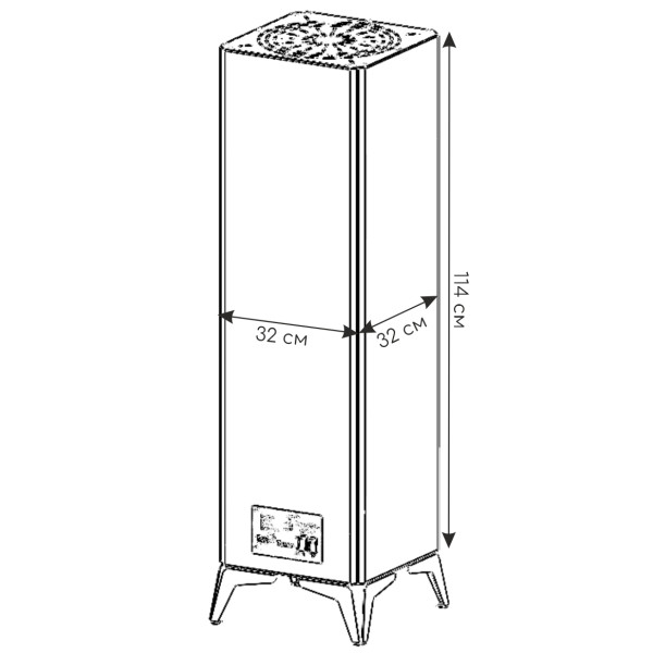 Обігрівач TWP Tower TWPT 1800 W WIFI
